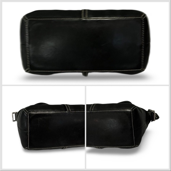 Coach Soho Black Leather Legacy Convertible Demi Hobo Shoulder Bag - Picture 9 of 9